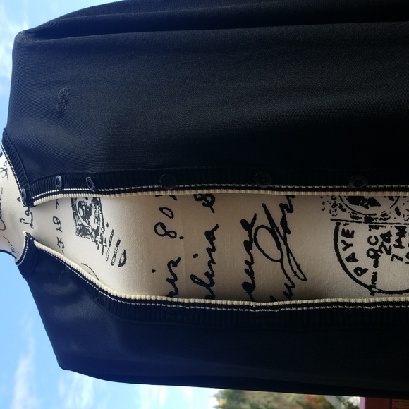 GIVENCHY Monogram Size medium 38 Black WhiyeButton up Cardigan - Picture 8 of 15